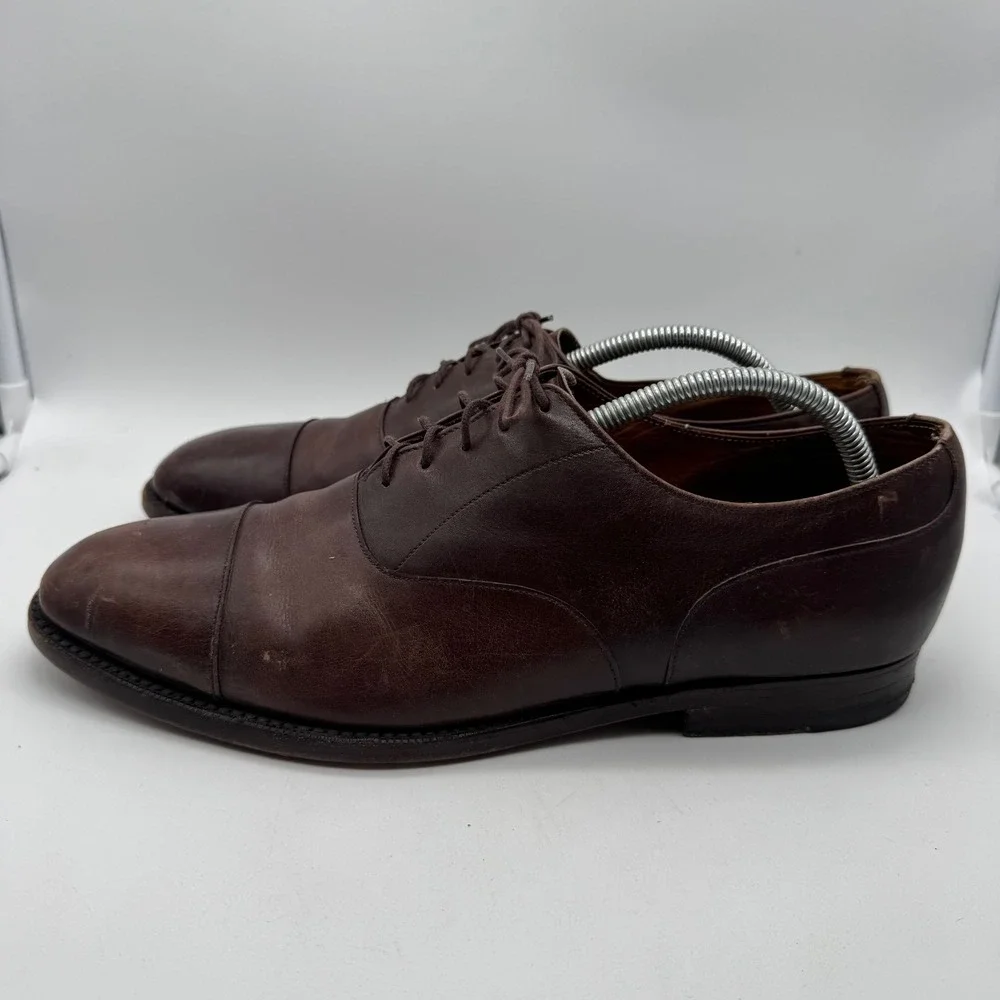 Royal Tweed Cheaney of England Mens Brown Leather‎ Oxford Dress Shoes